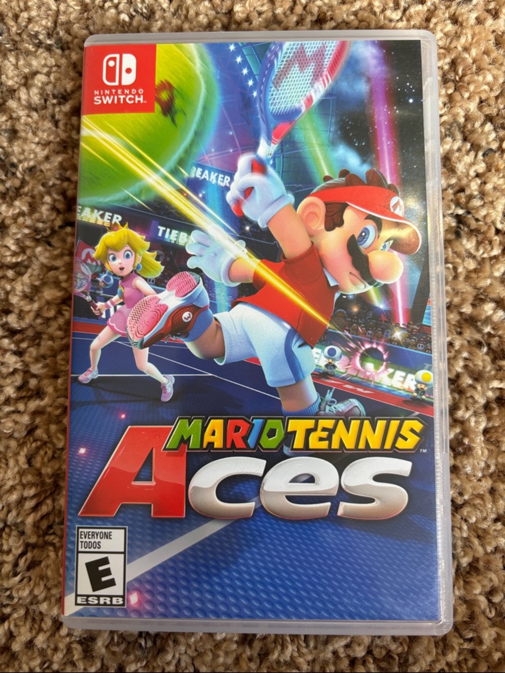 Nintendo Switch Mario Tennis Aces - Physical Case and Game